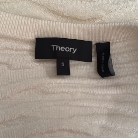 Theory zebra plush ivory sweater - Picture 7 of 7